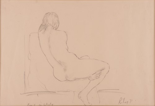 Lot 8 - Harold Riley (British 1934-2023) Study of a...