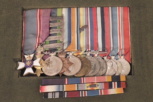 Lot Major Ronald Cardew Duncan, OBE, MVO...