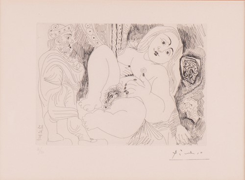 Lot Pablo Picasso (Spanish 1881-1973) Vieil homme...