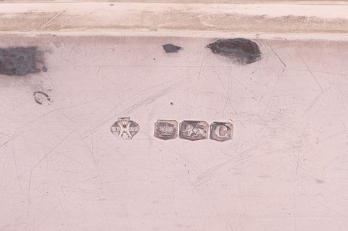 Lot 251 - A large two-handled silver presentation tray,...