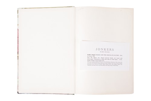 Lot 87 - Dahl (Roald), 'Charlie and the Chocolate...