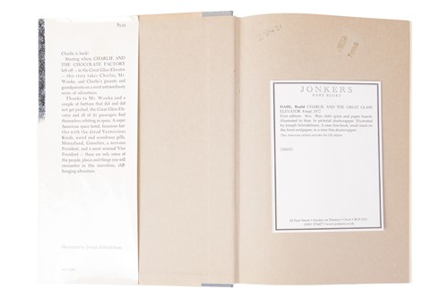 Lot 87 - Dahl (Roald), 'Charlie and the Chocolate...