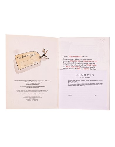 Lot 85 - Dahl (Roald), a collection of nine first...