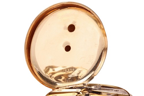 Lot 226 - An ‘18K’ Open Face Pocket Watch Reference:...