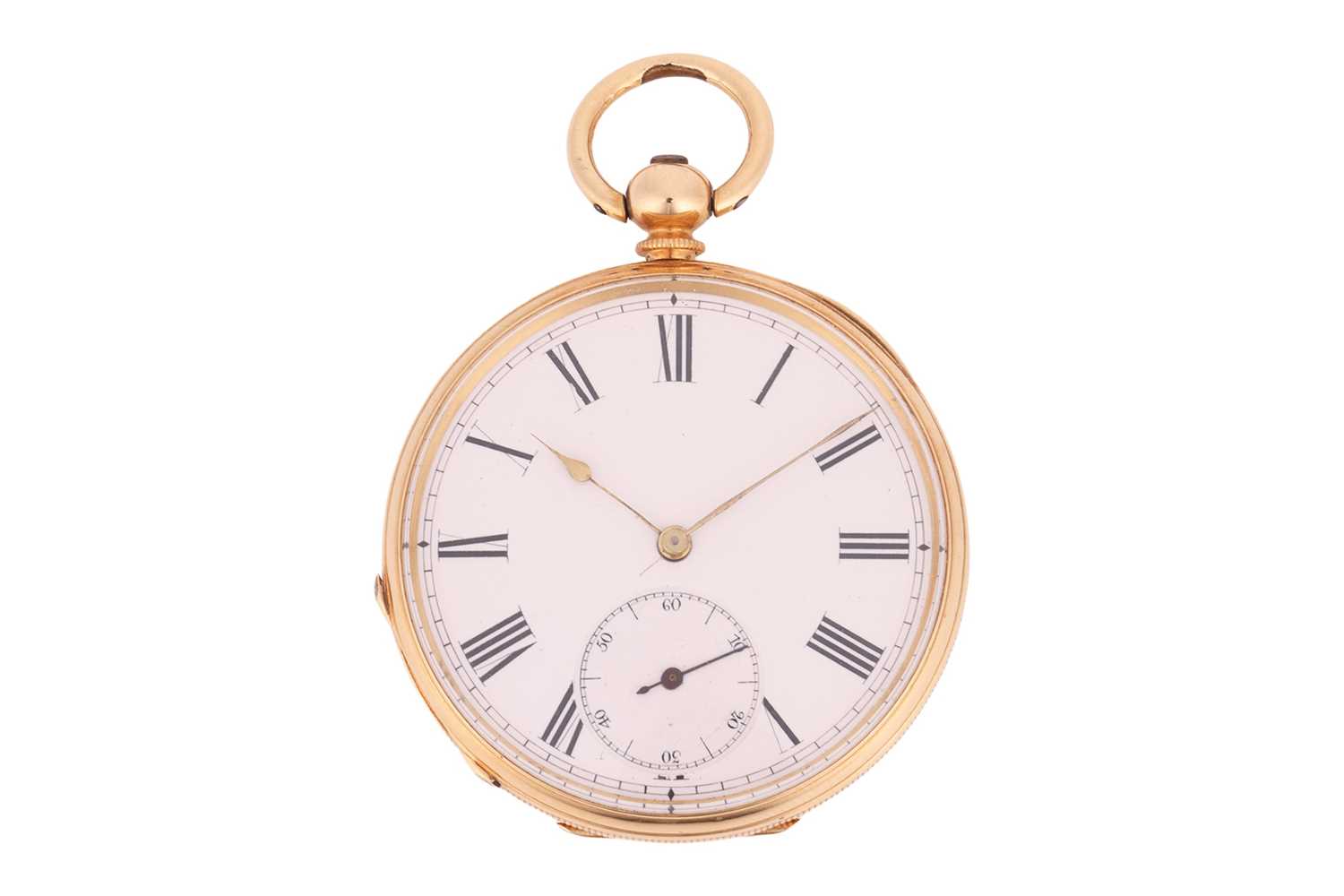 Lot 226 - An ‘18K’ Open Face Pocket Watch Reference:...