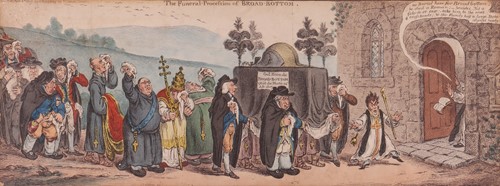 Lot 151 - James Gillray (British 1756-1815) The Funeral...