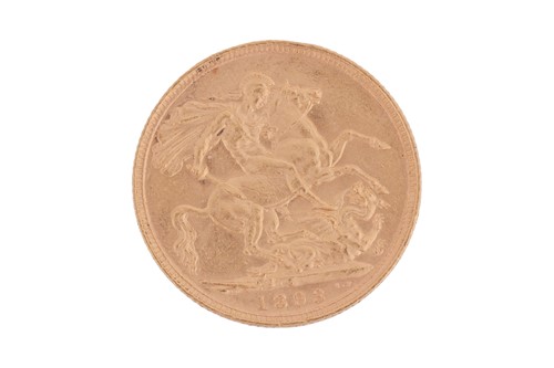 Lot 194 - A Queen Victoria 1893 Full Sovereign, Sydney...