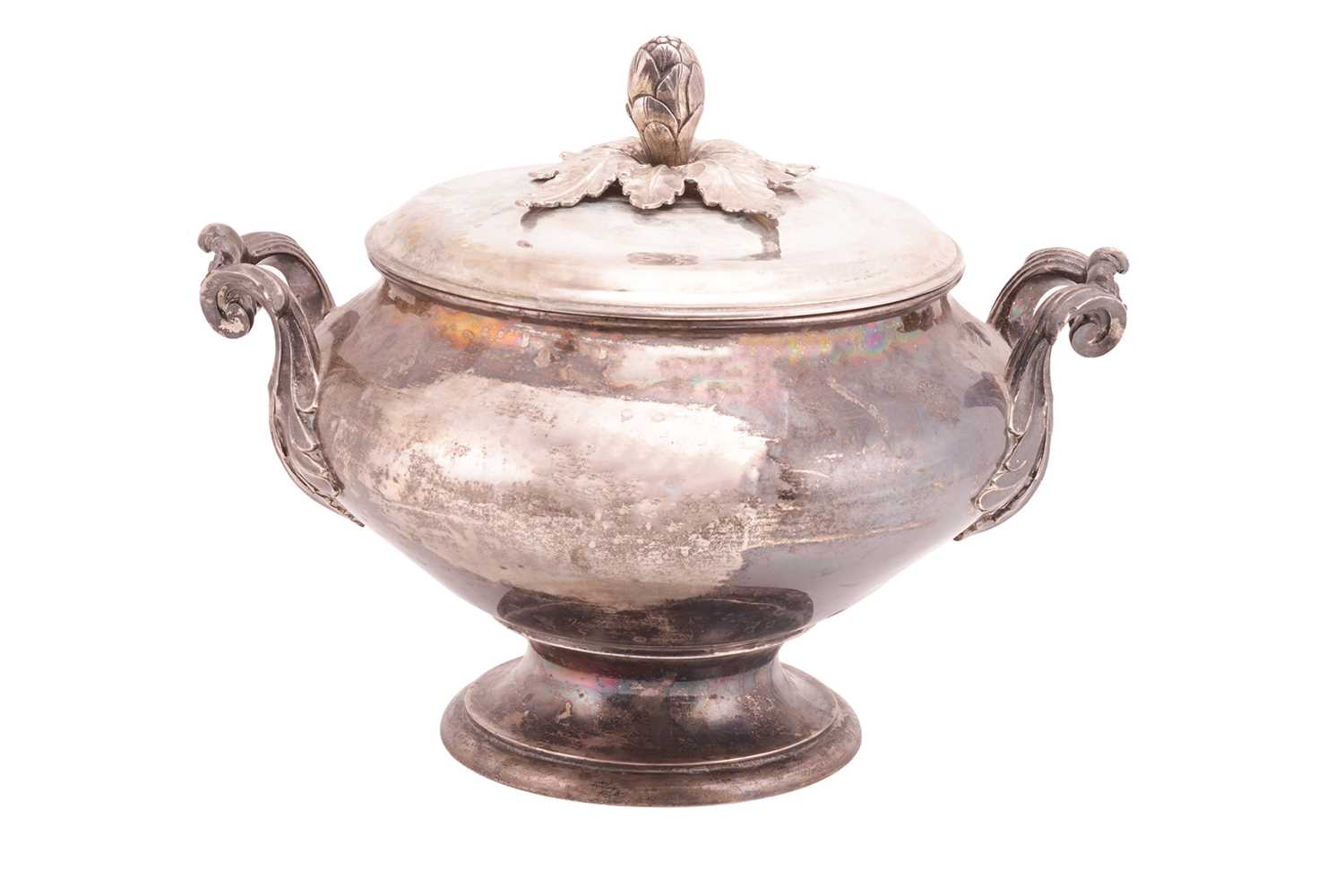 Lot 280 - A matched Russian silver soup tureen and cover,...