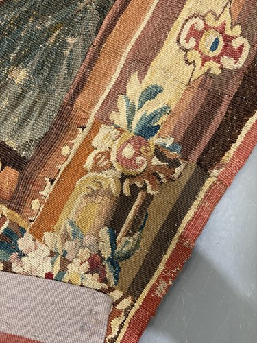 Lot 26 - An 18th century French Aubusson chinoiserie...