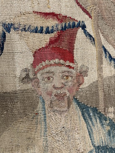 Lot 26 - An 18th century French Aubusson chinoiserie...