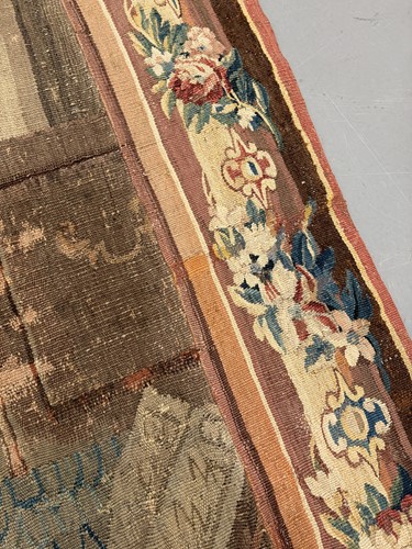 Lot 26 - An 18th century French Aubusson chinoiserie...