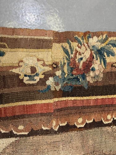 Lot 26 - An 18th century French Aubusson chinoiserie...