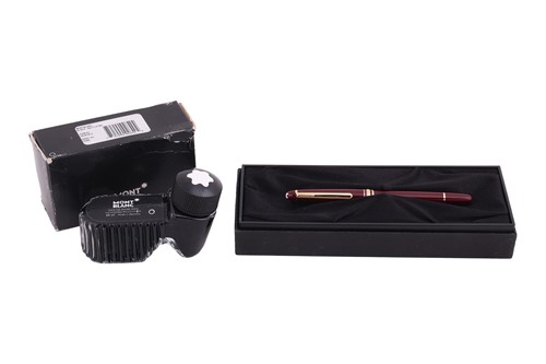 Lot 184 - A Mont Blanc Meisterstruck fountain pen, with...