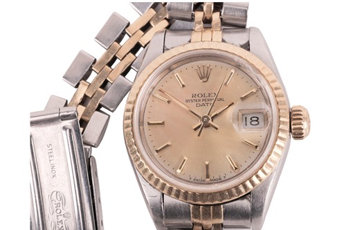 Lot 208 - Rolex – Oyster Perpetual Date Reference: 69173...