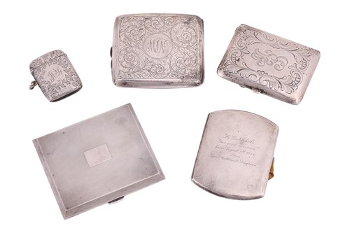 Lot 280 - A mixed group of various silver money...