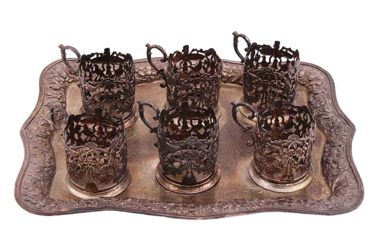 Lot 245 - A set of early 20th century Isfahan Persian...