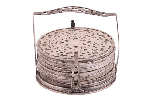 Lot 227 - A set of American ‘sterling’ silver mounted...