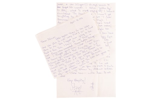 Lot 2 - Steven Morrissey (b.1959), songwriter and...