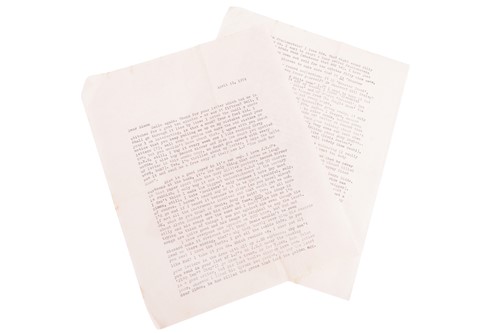 Lot 3 - Steven Morrissey (b.1959), songwriter and...