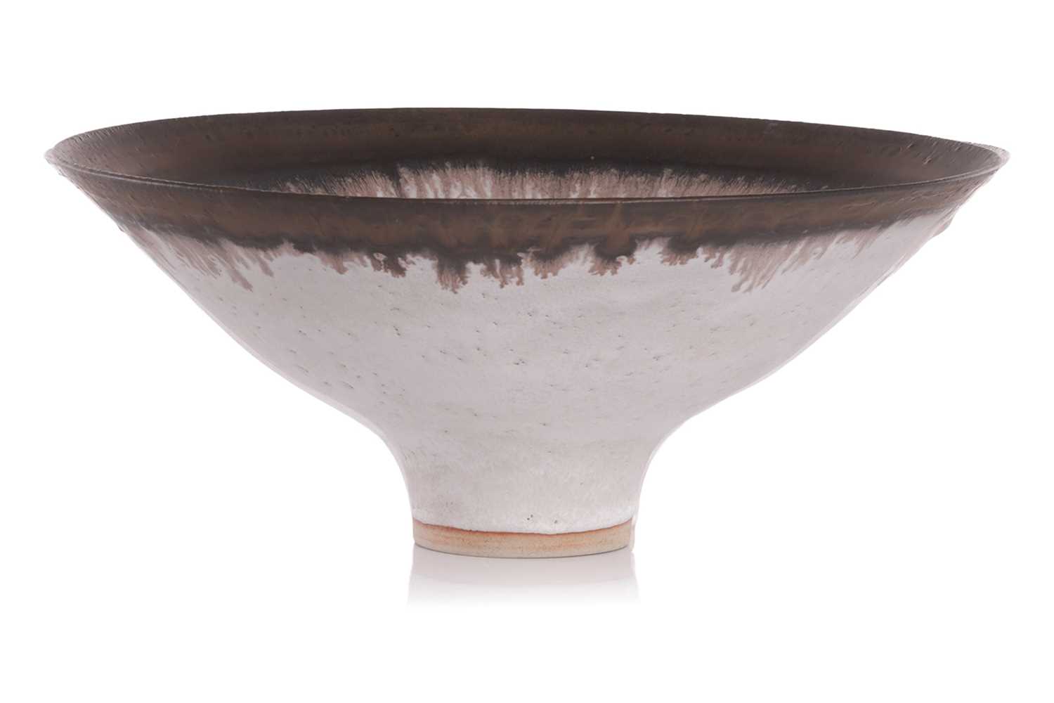Lot 53 - Lucie Rie (1902-1995), a footed bowl of...