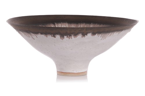 Lot 53 - Lucie Rie (1902-1995), a footed bowl of...