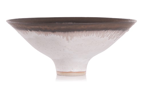 Lot 53 - Lucie Rie (1902-1995), a footed bowl of...