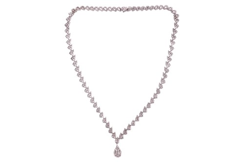 Lot 197 - Moussaieff - A diamond necklace, with an...