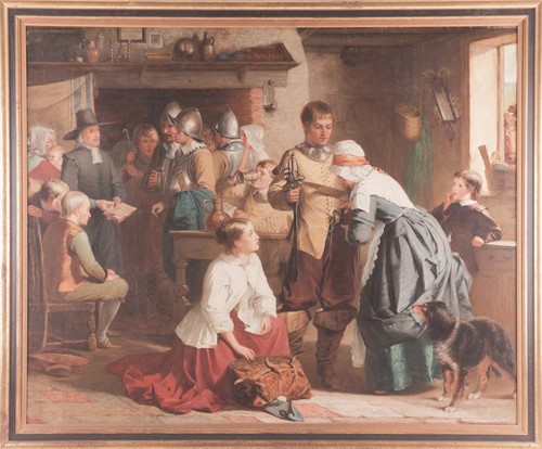 Lot 76 - J.Gow (British 19th century) A Volunteer for...