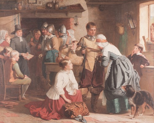 Lot 76 - J.Gow (British 19th century) A Volunteer for...
