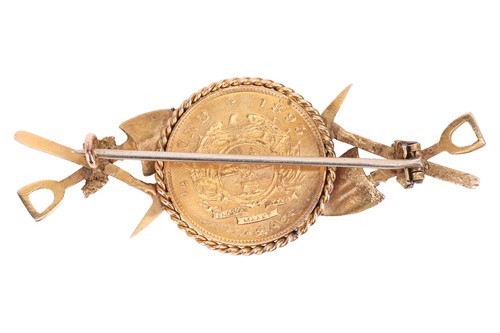Lot A late 19th-century South African miner’s bar...