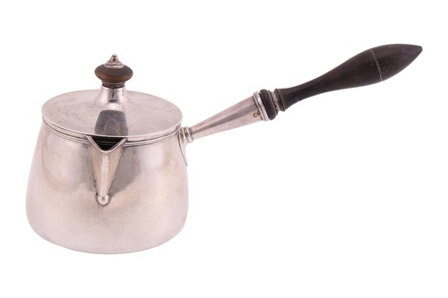 Lot An Indian colonial silver milk pan - Calcutta...