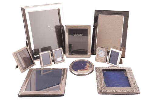 Lot 173 - A group of eleven photograph frames; the...