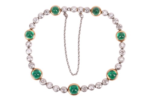 Lot An early 20th Century emerald and diamond...