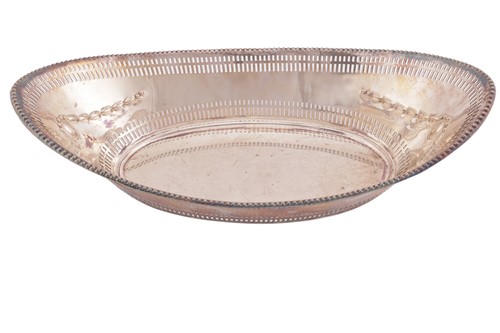 Lot 217 - A Victorian bread basket, Sheffield 1897 by...