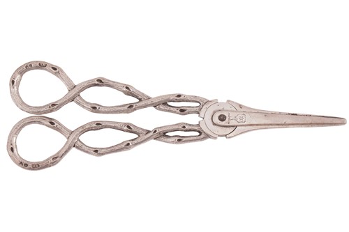 Lot 223 - A pair of Victorian silver grape scissors,...