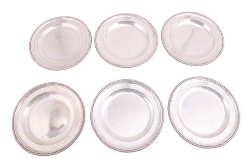Lot 278 - A set of twelve George III silver dinner...