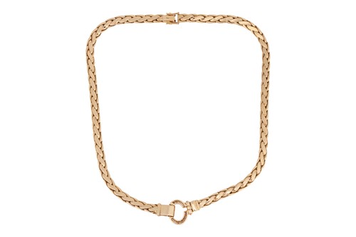 Lot 187 - Bucherer - A diamond-set necklace, composed of...
