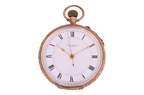 Lot John Russell of London – A 9ct Gold Open Face...