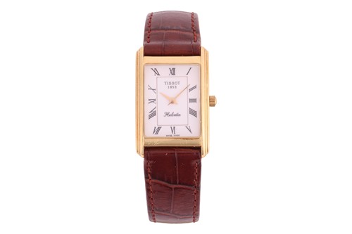 Lot Tissot – 18ct Gold Helvetia Dress Watch...