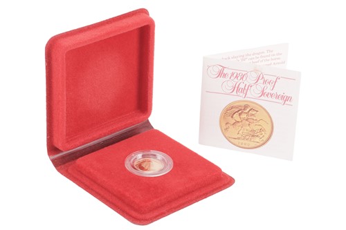 Lot 1 - A 1980 Queen Elizabeth II Proof Half Sovereign,...