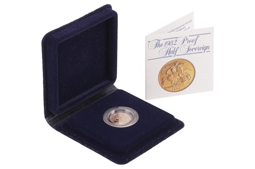 Lot 3 - A 1982 Queen Elizabeth II Proof Half Sovereign,...
