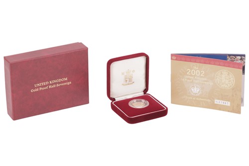 Lot 23 - A 2002 Queen Elizabeth II Proof Half Sovereign,...