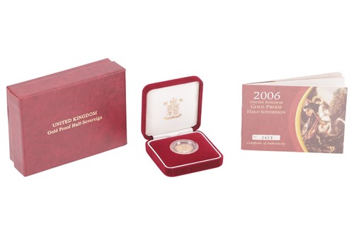Lot 27 - A 2006 Queen Elizabeth II Proof Half Sovereign,...