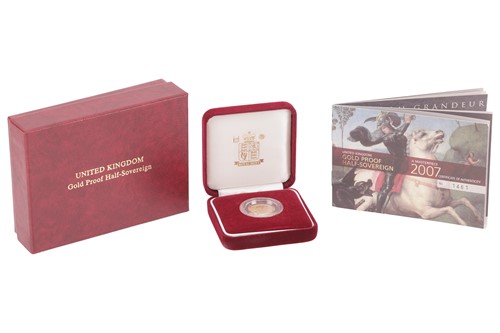 Lot 28 - A 2007 Queen Elizabeth II Proof Half Sovereign,...