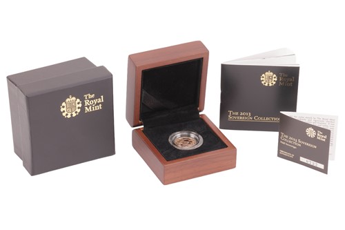 Lot 34 - A 2013 Queen Elizabeth II Proof Half Sovereign,...
