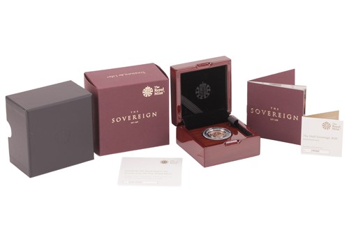 Lot 41 - A 2020 Queen Elizabeth II Proof Half Sovereign,...