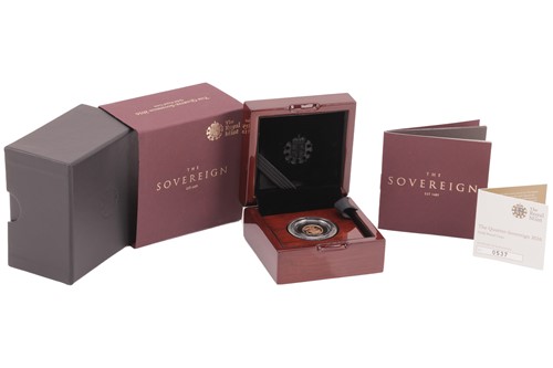 Lot 55 - A 2016 Queen Elizabeth II Proof Quarter...