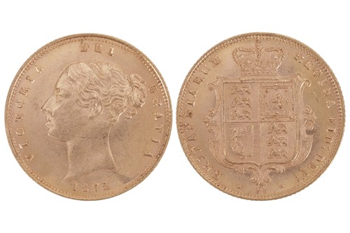 Lot 69 - A Victoria Half Sovereign, 1878, young head...