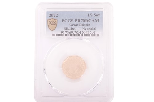 Lot 162 - A Charles III 2022 Half Sovereign, issued as...