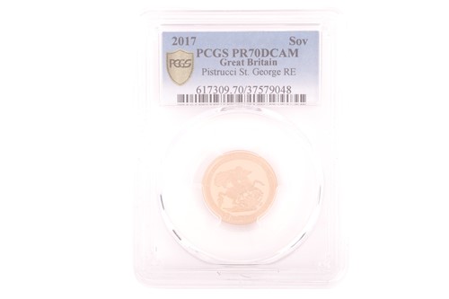 Lot 107 - An Elizabeth II 2017 Sovereign, commemorating...